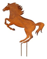 Rost Gartenstecker Pferd