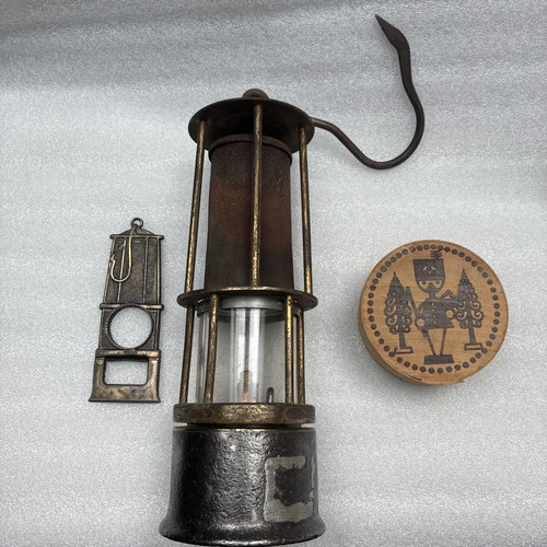 Alte grubenlampe wetterlampe - grubenlampe,