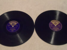 2 Schellackplatten MARSCH MILITÄR ORCHESTER CARL WOITSCHACH TELEFUNKEN 78RPM