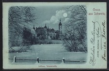Mondschein-AK Schwerin /