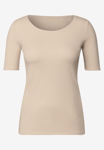 Cecil basic kurzarmshirt - basic, lena