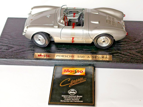 Porsche 550 spyder silber - spyder,