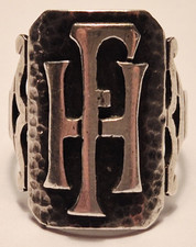 D0930 - Antiker Silber Ring -