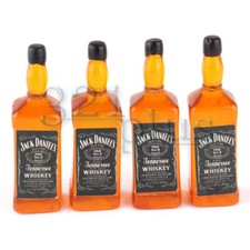 4 Miniatur Flaschen Miniatur Lebensmittel Getränke Whisky Flasche Maßstab 1:12