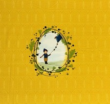 Stoff Jersey Panel Bild Junge Drache Herbst Kind Kinderstoff Herbstkinder Nähen