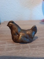 Huhn Bronze  Tier Figur Vintage