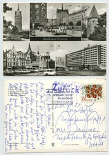 105560 - Gruß aus Rostock - Echtfoto - Ansichtskarte, gelaufen 22.8.1983 -zurück