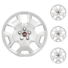 4x ORIGINAL Fiat Radkappe Radblende 16 Zoll SILBER DOBLO 263 ab 03.2015 51983639