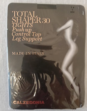 Calzedonia Total Shaper 30 Strumpfhose Tight Push Up Größe L schwarz