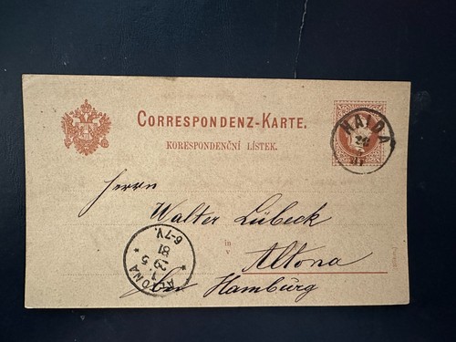 Correspondenzkarte kreuzer - correspondenzkarte,