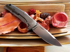 LionSteel T.R.E. Titanium Bronze Taschenmesser Frame Lock