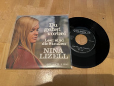 923 / Nina Lizell - Du gehst vorbei - Leer sind die Straßen/ 1966 / EX sehr gut