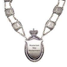 Schützenkette Altsilber