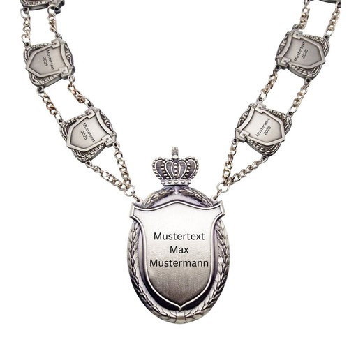 Schützenkette altsilber - schützenkette,