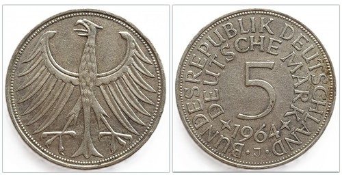 Brd deutsche mark 1964 - brd,