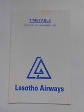 SYSTEM TIMETABLE LESOTHO