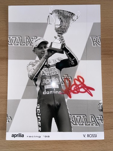 Autogramm valentino rossi - valentino,