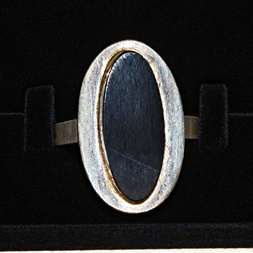 Vintage onyx ring 835 - onyx,