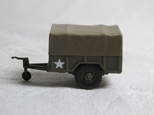 Modellanhänger - Militäranhänger  - bemalt  - Maßstab 1:72 ?   #80