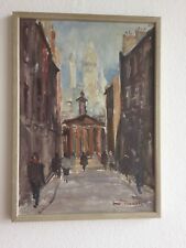 SACRE-COEUR - MONTMARTRE PARIS - Bild - Öl auf Leinwand - signiert, gerahmt