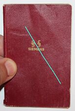 Siemens ,Taschenkalender Beilage 1935 , Wissenswertes aus Wirtschaft und Technik