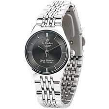 St. Leonhard Damen-Armbanduhr aus Edelstahl, spritzwassergeschützt (3 atm)