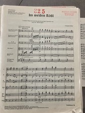 Im weißen Rößl R. Benatzky Jacques Huber Partitur + Stimmen Akkordeon Noten