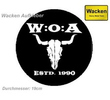 Ortsschild, Wacken, W O A