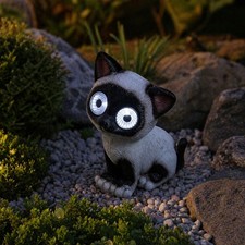Led solar leuchte katze bella - led,