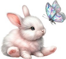 10x rabbit and butterfly