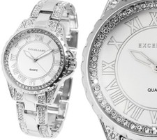 Damenuhr Armbanduhr Silber