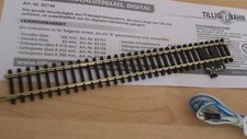 Anschlussgleis mit Kabel Gerade L: 166mm  Modellgleis Tillig 83149 neuwertig TT