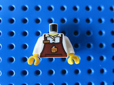 Lego 1 x Torso Jacke  weiß  973pb3256  Schürze Barista Coffee Vendor Rocky   NEU