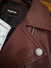 Tigha Lederjacke Gr. L, Neu
