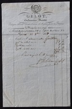 Rechnung PARIS 1832 GELOT