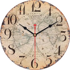 Rustikale Wanduhr Vintage Holz