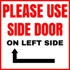 BITTE VERWENDEN SIE SEITENTÜR