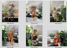 Candy Design Norway Norwegen : Mädchen Junge Troll Gnowm Puppe stehend sitzend