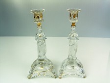 1 PAAR JUGENDSTIL KERZENLEUCHTER KATHOLISCH JESUS VAL SAINT LAMBERT