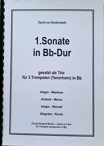 Musiknoten sonate 4 - musiknoten:, in
