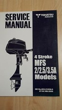 TOHATSU MFS2 MFS2.5 MFS3.5A SERVICE MANUAL OUTBOARDS AUSSENBORDER