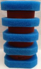9 x Ersatzschwamm passend für Oase FiltoClear 11000 Druckfilter blau/rot  Filter