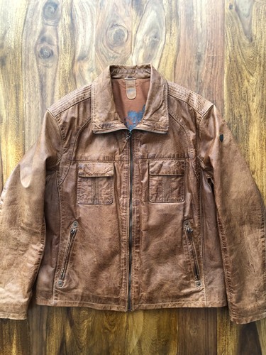 Gipsy herren lederjacke used - herren, lederjacke,