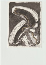 Wolf Vostell "Zwei Frauen", 1990 Siebdruck handkoloriert signiert. FLUXUS