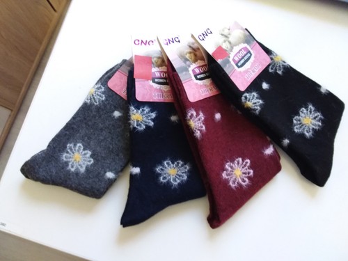 Paar damen angorasocken - ,