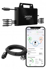 Micro-Wechselrichter 2400W SOSSEN | 4x MPPT | WLAN | Balkonkraftwerk WR | PV