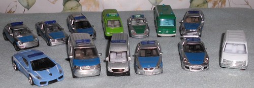 Konvolut polizeiwagen von - polizeiwagen, siku