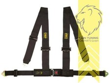 OMP Sport Hosenträger Gurt 4 Punkt 3 Zoll mit ECE schwarz
