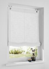 Kutti Ösenrollo Celtic Raffrollo Raffgardine Natur Leinenoptik uni modern