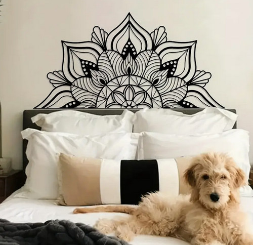 Wandskulptur art deco mandala - wandskulptur,